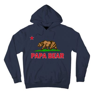 Papa Bear California Republic Tall Hoodie