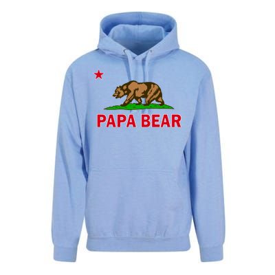 Papa Bear California Republic Unisex Surf Hoodie