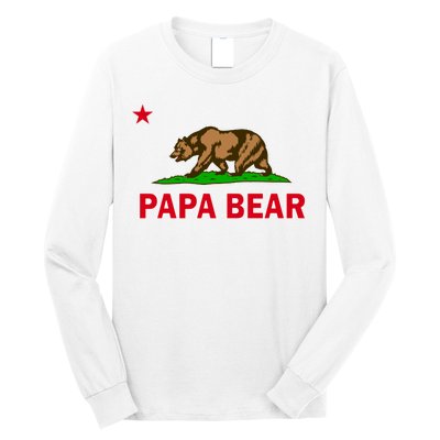 Papa Bear California Republic Long Sleeve Shirt