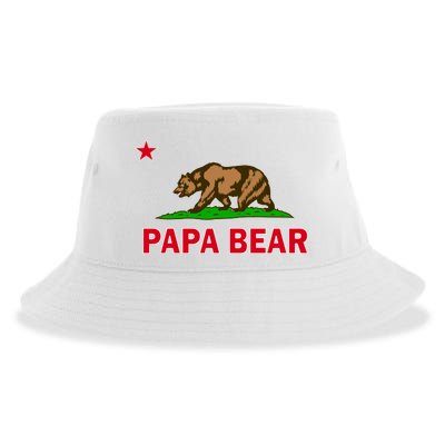 Papa Bear California Republic Sustainable Bucket Hat