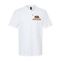 Papa Bear California Republic Softstyle Adult Sport Polo