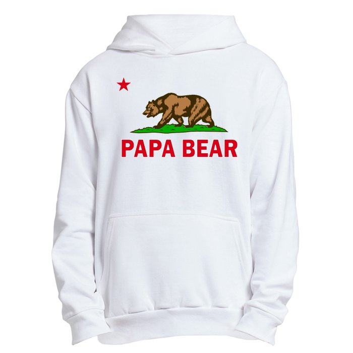 Papa Bear California Republic Urban Pullover Hoodie