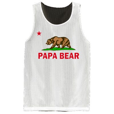 Papa Bear California Republic Mesh Reversible Basketball Jersey Tank