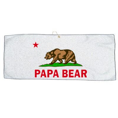 Papa Bear California Republic Large Microfiber Waffle Golf Towel