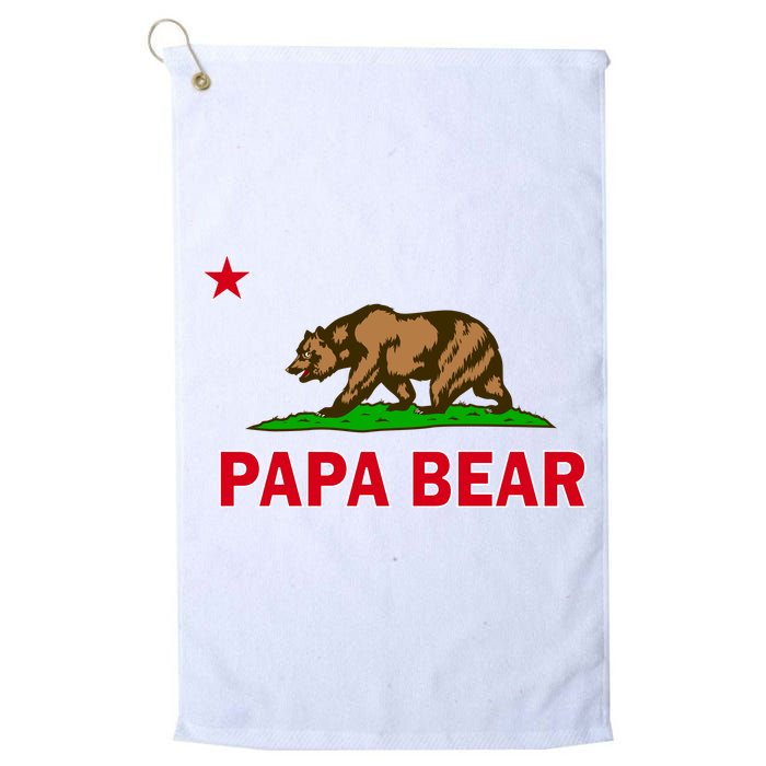 Papa Bear California Republic Platinum Collection Golf Towel