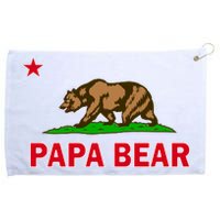 Papa Bear California Republic Grommeted Golf Towel