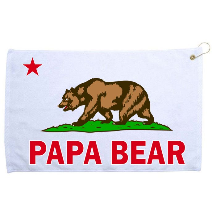 Papa Bear California Republic Grommeted Golf Towel