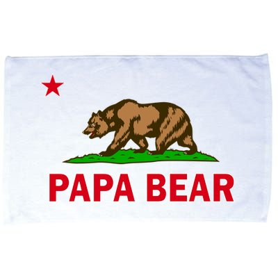 Papa Bear California Republic Microfiber Hand Towel