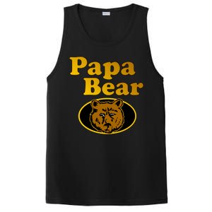 Papa Bear Fathers Dad PosiCharge Competitor Tank