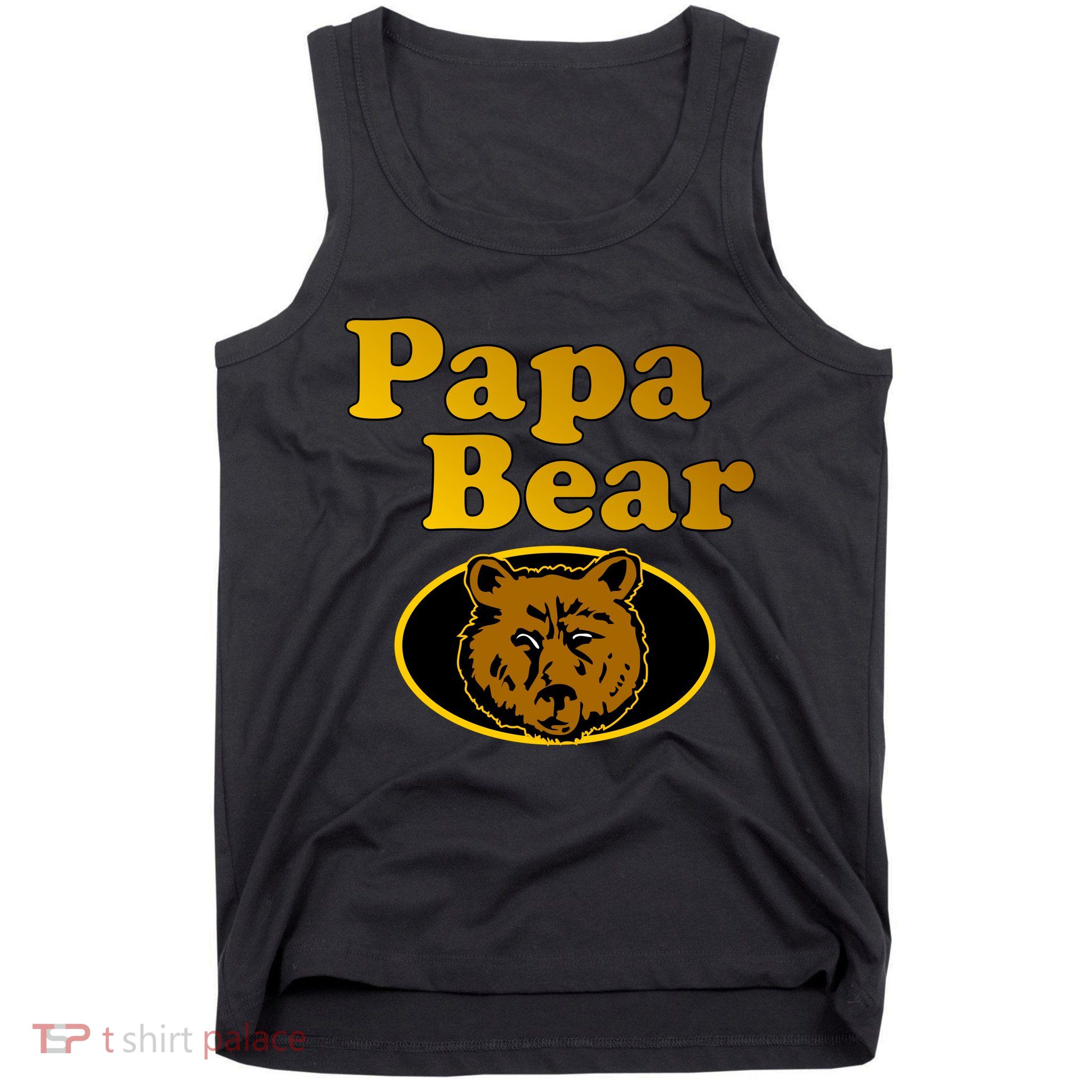 Papa Bear Fathers Dad Tank Top