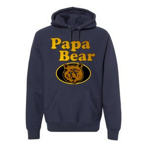 Papa Bear Fathers Dad Premium Hoodie