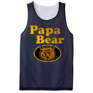 Papa Bear Fathers Dad Mesh Reversible Basketball Jersey Tank