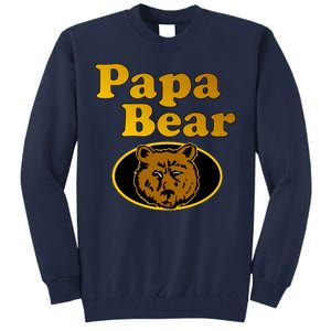 Papa Bear Fathers Dad Tall Sweatshirt