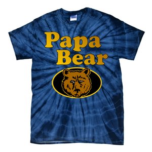 Papa Bear Fathers Dad Tie-Dye T-Shirt