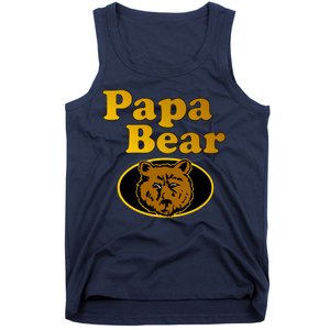 Papa Bear Fathers Dad Tank Top