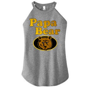 Papa Bear Fathers Dad Women's Perfect Tri Rocker Tank