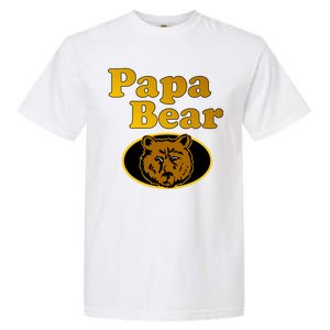 Papa Bear Fathers Dad Garment-Dyed Heavyweight T-Shirt