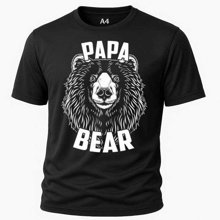 Papa Bear Father's Day Cooling Performance Crew T-Shirt