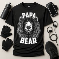 Papa Bear Father's Day Cooling Performance Crew T-Shirt