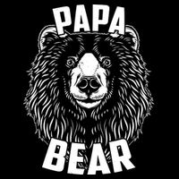 Papa Bear Father's Day Cooling Performance Crew T-Shirt