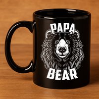 Papa Bear Father's Day 11oz C Handle Ceramic Mug