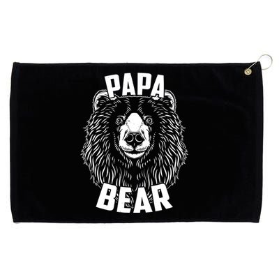 Papa Bear Father's Day Grommeted Golf Towel