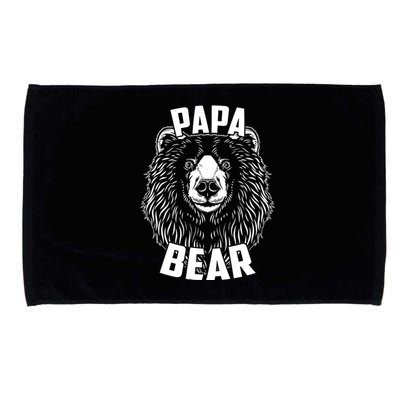 Papa Bear Father's Day Microfiber Hand Towel