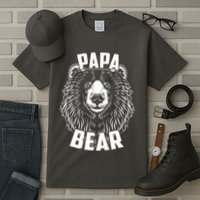 Papa Bear Father's Day Tall T-Shirt