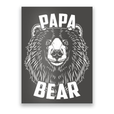 Papa Bear Father's Day Poster