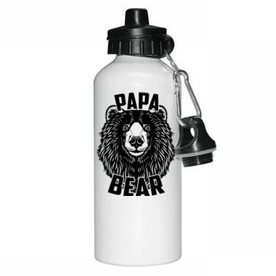 Papa Bear Father's Day Aluminum Water Bottle