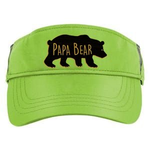 Papa Bear Wood Grain Design Adult Drive Performance Visor