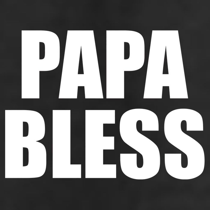 Papa Bless Funny Meme Prank Bold Text Logo 15oz Campfire Ceramic Mug