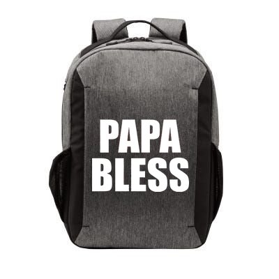 Papa Bless Funny Meme Prank Bold Text Logo Vector Backpack