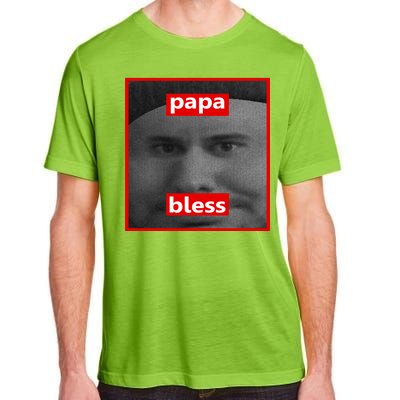 Papa Bless Funny Photo Meme Adult ChromaSoft Performance T-Shirt