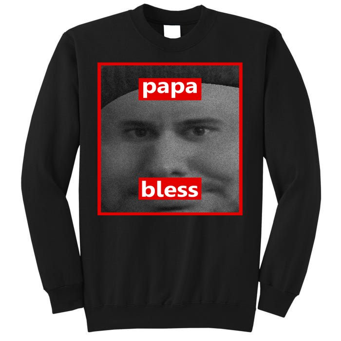 Papa Bless Funny Photo Meme Sweatshirt