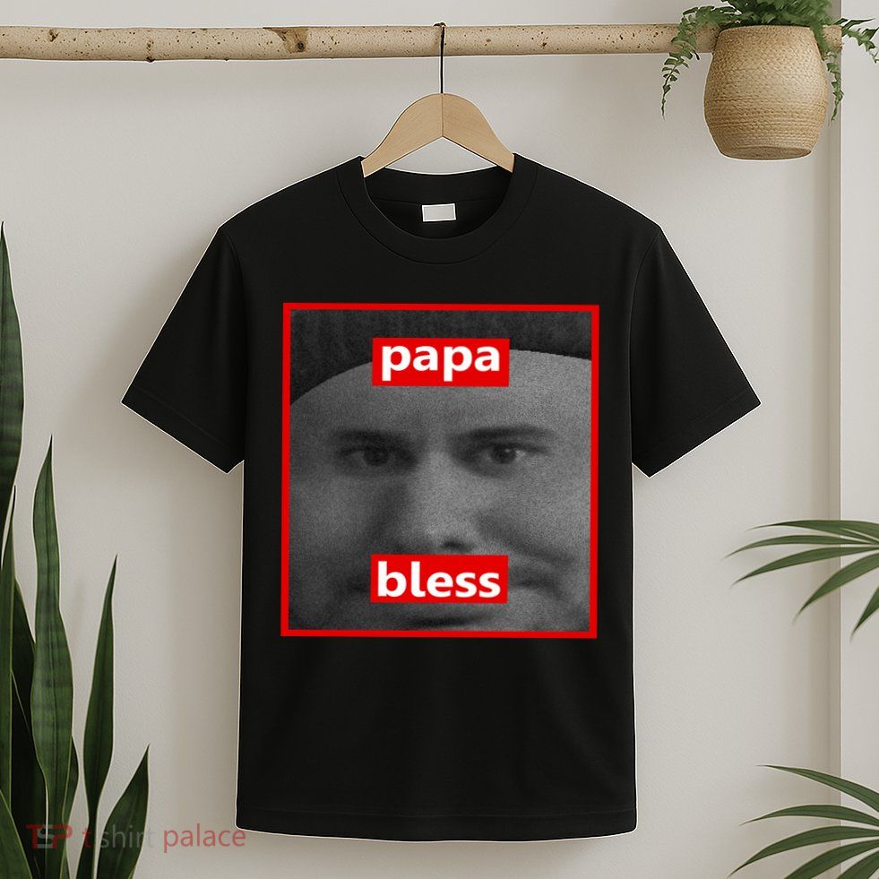 Papa Bless Funny Photo Meme T-Shirt