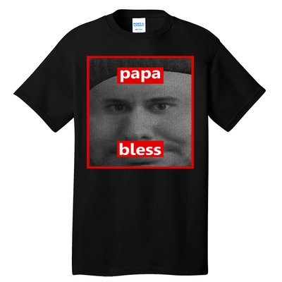 Papa Bless Funny Photo Meme Tall T-Shirt