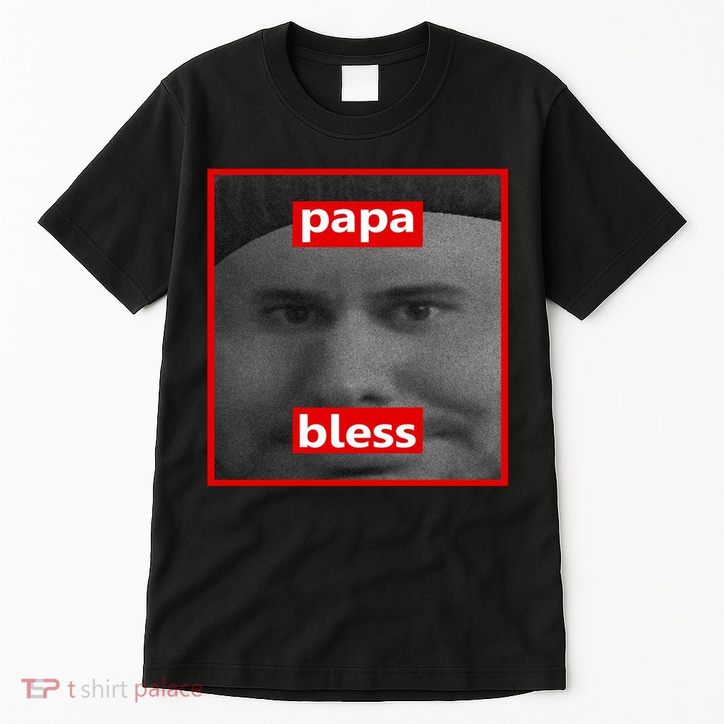 Papa Bless Funny Photo Meme Tall T-Shirt