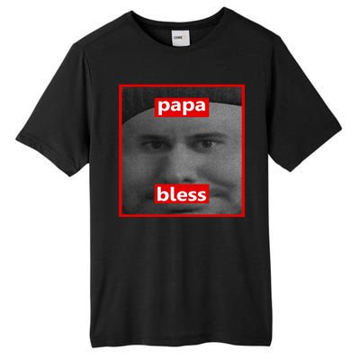 Papa Bless Funny Photo Meme Tall Fusion ChromaSoft Performance T-Shirt