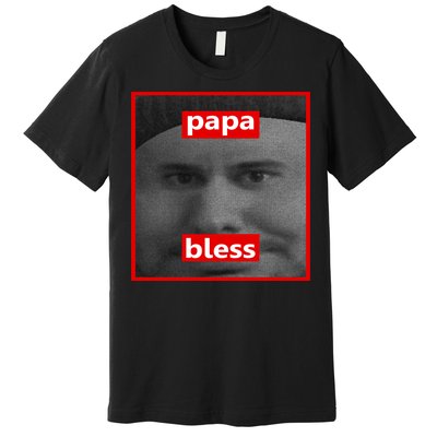 Papa Bless Funny Photo Meme Premium T-Shirt