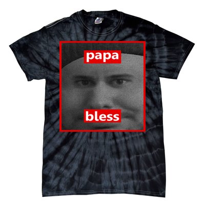 Papa Bless Funny Photo Meme Tie-Dye T-Shirt