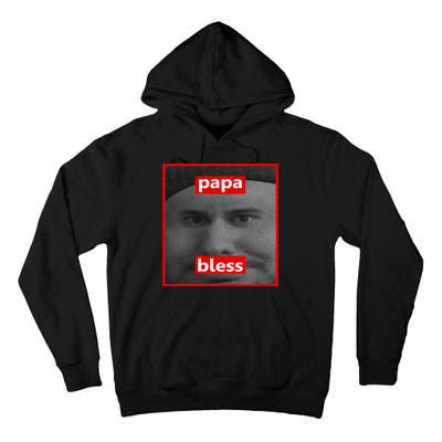 Papa Bless Funny Photo Meme Tall Hoodie