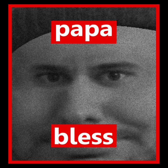 Papa Bless Funny Photo Meme Tank Top