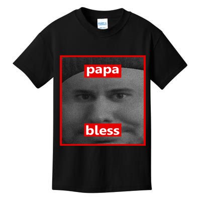 Papa Bless Funny Photo Meme Kids T-Shirt