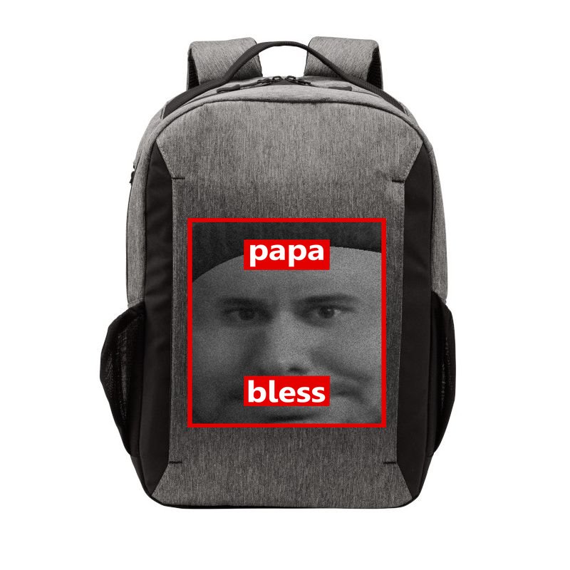 Papa Bless Funny Photo Meme Vector Backpack