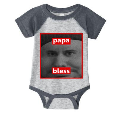 Papa Bless Funny Photo Meme Infant Baby Jersey Bodysuit