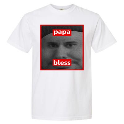 Papa Bless Funny Photo Meme Garment-Dyed Heavyweight T-Shirt