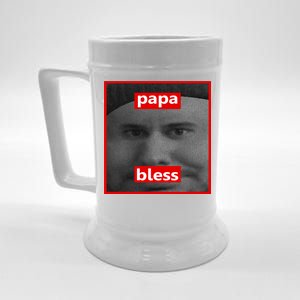 Papa Bless Funny Photo Meme Beer Stein