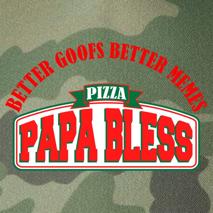 Papa Bless Pizza Better Goofs Better Memes Funny Meme Legacy Tie Dye Trucker Hat