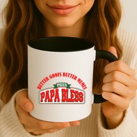 Papa Bless Pizza Better Goofs Better Memes Funny Meme Mug